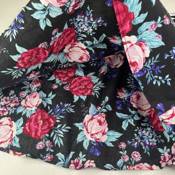 Torrid Babydoll Fabric Mix Poplin V-Neck Floral Cami Multi Women’s Plus Size 5X - Picture 9 of 12